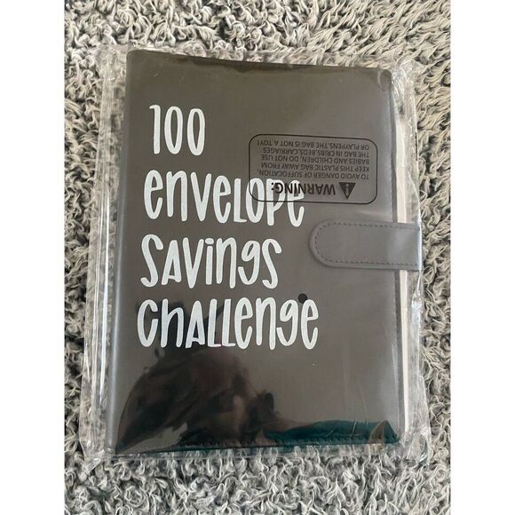 100 Envelope Savings Challenge Binder Budget Planner Money Saving Book - Picture 3 of 7